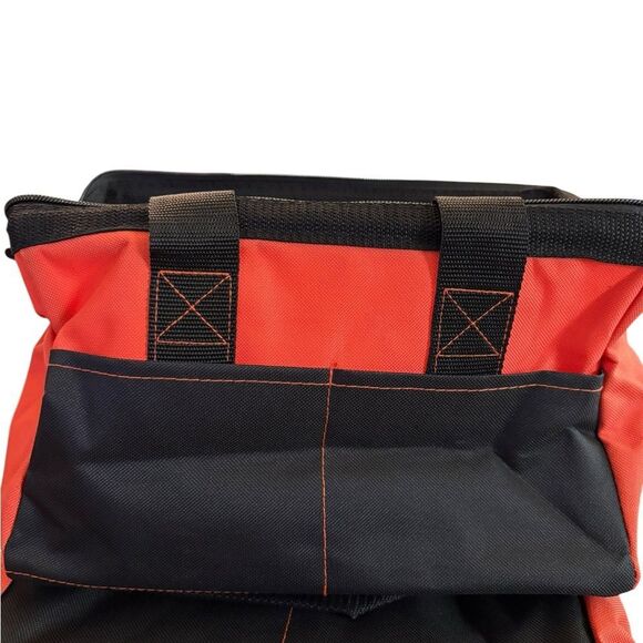 Orange and Black 12” Tool or Duffel Bag - Picture 3 of 6